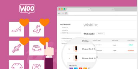 YITH WooCommerce Wishlist Premium v3.0.16汉化破解版插图(1)