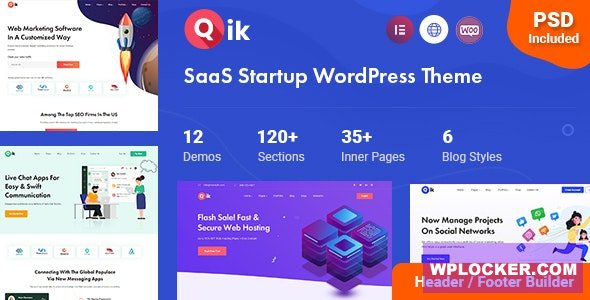 Qik v1.0.3 - WordPress SaaS启动主题
