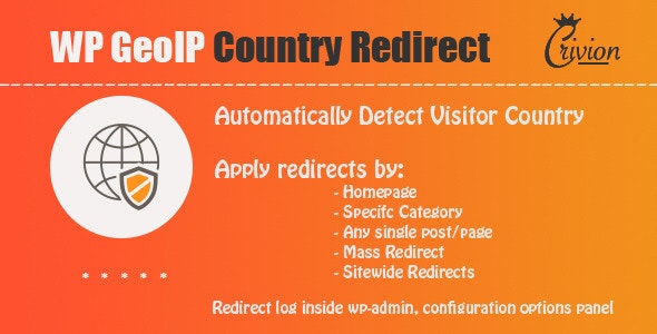 WP GeoIP Country Redirect v4.0 - IP地理位置自定义重定向插件插图