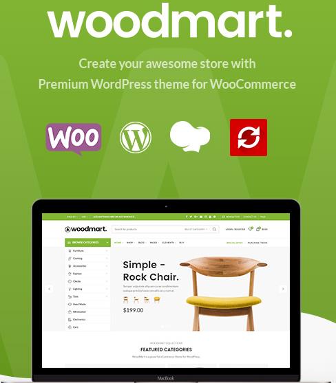 WoodMart v5.3.4-自适应WooCommerce Wordpress主题插图(1)