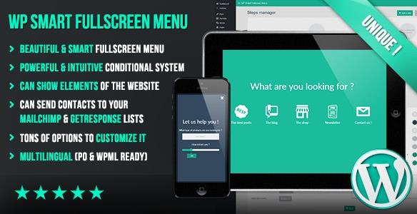 WP Smart Fullscreen Menu v1.048  WP智能全屏菜单插图
