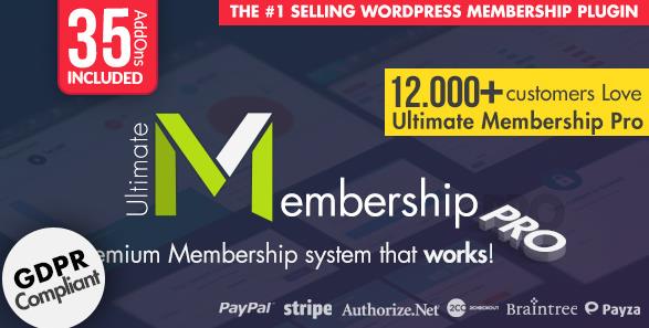 Ultimate Membership Pro v9.4.3 – WordPress会员插件插图