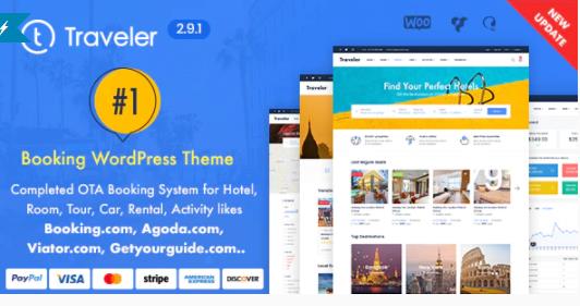 Traveler v3.1.4 – WordPress旅游线路主题插图