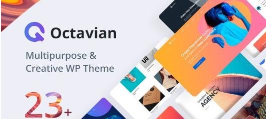 Octavian v1.1 WordPress创意多用途主题插图
