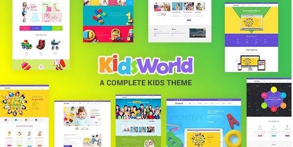 Kids Heaven v3.2 - WordPress幼儿园主题插图