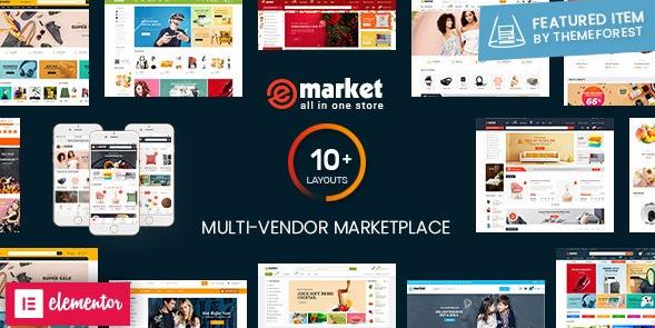 eMarket v4.0.0 – 多供应商MarketPlace WordPress主题插图
