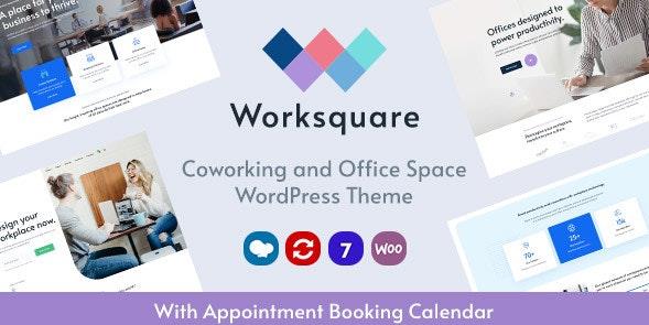 Worksquare v1.14 – 共享办公空间WordPress主题插图