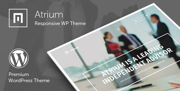Atrium v​​2.6 响应式企业WordPress主题