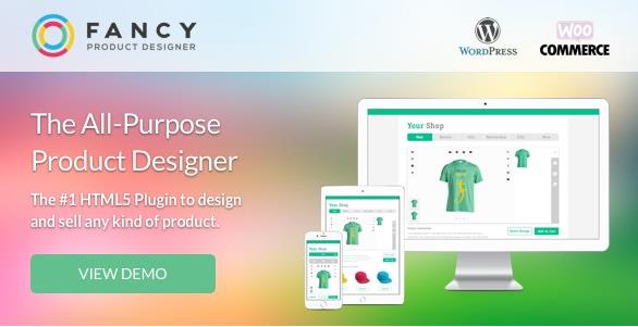 Fancy Product Designer v4.5.5 产品设计插件