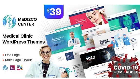 Medizco v2.2 –医疗保健和牙科诊所WordPress主题
