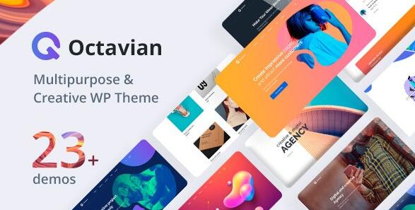 Octavian v1.20 –创意多用途WordPress主题插图