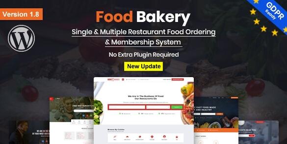 FoodBakery v4.6破解版–美食餐厅目录WordPress主题插图