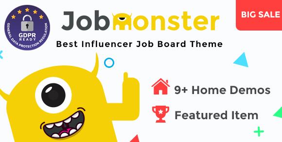 Jobmonster v4.6.7.7汉化破解版 – Job Board WordPress主题插图