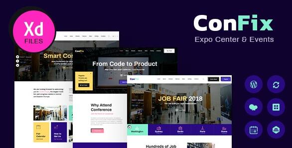 ConFix v1.0.9 – Expo & Events WordPress Theme插图