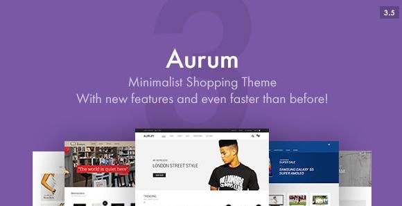 Aurum v3.17汉化破解版 – Minimalist Shopping WordPress主题插图