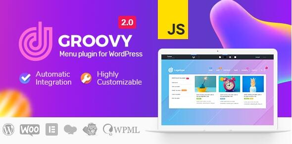 Groovy Mega Menu v2.4.3汉化破解版 – WordPress菜单插件插图