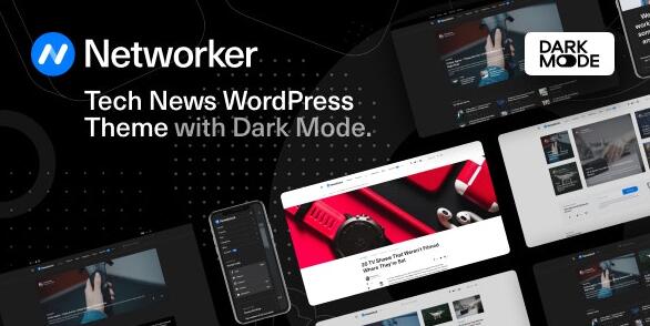 Networker v1.1.10破解版 – WordPress新闻科技主题插图