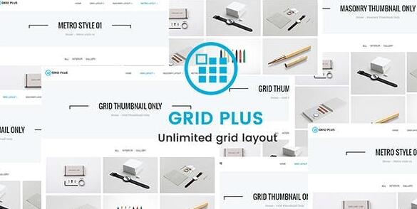 Grid Plus v3.3 – WordPress无限网格布局插件插图