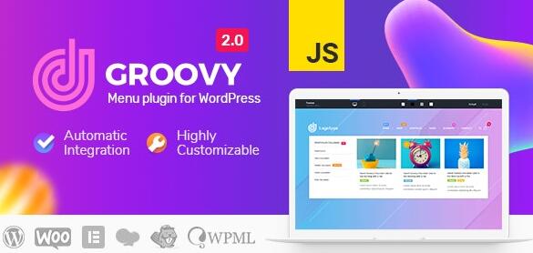 Groovy Mega Menu v2.4.4破解版 – WordPress菜单插件插图