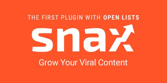 Snax v1.89 – WordPress内容前端上传插件插图