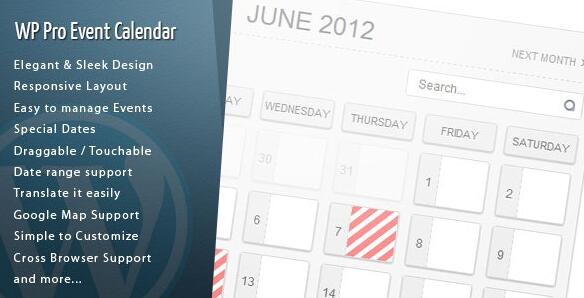 WordPress Pro Event Calendar v3.2.7破解版插图