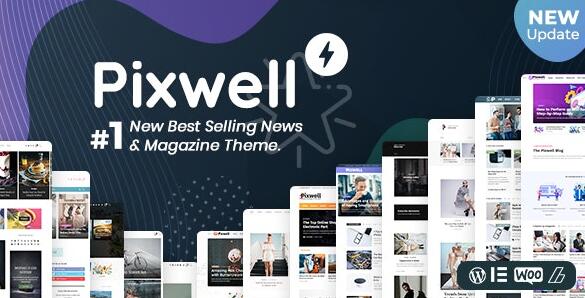 Pixwell v10.5 –WordPress现代杂志主题插图