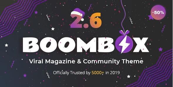 BoomBox v2.9.2破解版（已汉化） – WordPress杂志主题插图