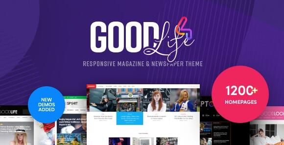 GoodLife v4.6.0破解版 - WordPress杂志和报纸主题插图