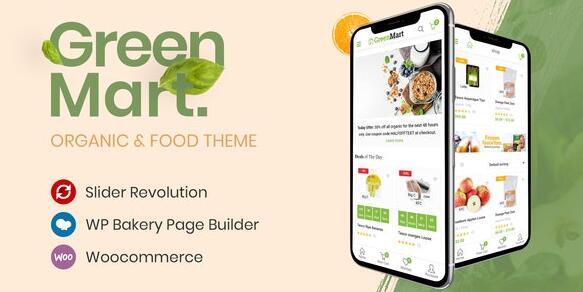 GreenMart v4.0.18 免激活版（已汉化） – WooCommerce 有机食品 WordPress主题插图