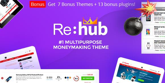 Rehub v14.5.3破解版-会员营销，多家商店，社区主题插图