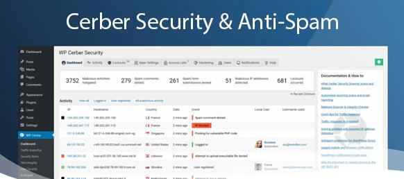 Cerber Security Pro v8.6.8汉化破解版 – WordPress安全插件