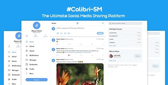 ColibriSM v1.4.3内置激活版（前端已汉化） – 终极PHP现代社交媒体共享平台