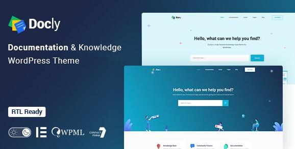 Docly v2.1.2（已汉化） – WordPress文档和知识库主题