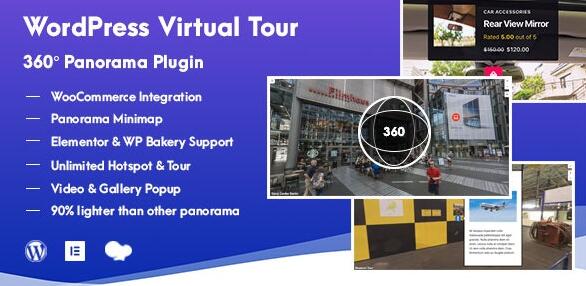 WordPress Virtual Tour 360 Panorama v1.2.1破解版插图