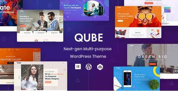 Qube v1.1.5 破解版– 响应式多用途主题插图