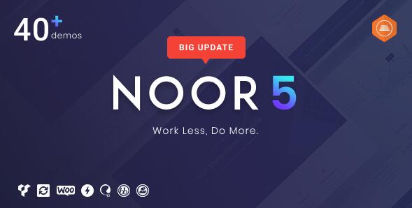 Noor v6.1.0破解版 – WordPress最小的多功能主题插图