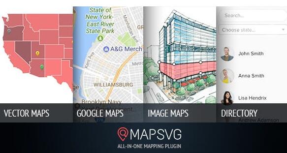 MapSVG v7.3.7 – WordPress地图插件插图