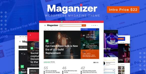 Maganizer v1.1.7 – WordPress杂志主题插图