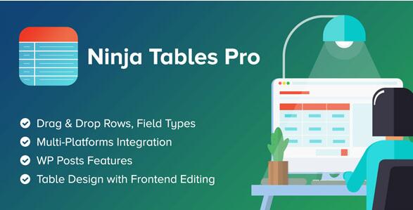 Ninja Tables Pro v4.1.4破解版-最快，最多样化的WP DataTables插件插图