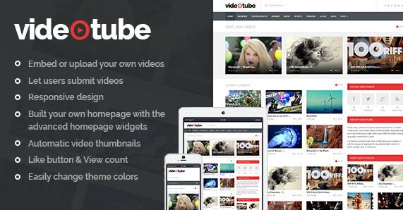 VideoTube v3.4.5破解版（已汉化） – WordPress响应式视频主题插图