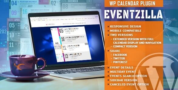 EventZilla v1.5.1 –WordPress活动日历插件插图