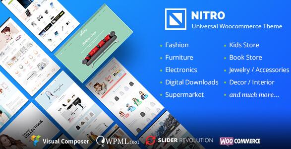 Nitro v1.7.9破解版 – 电子商务的通用WooCommerce主题插图