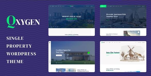 Qxygen v1.0.3 – WordPress房地产经纪公司主题