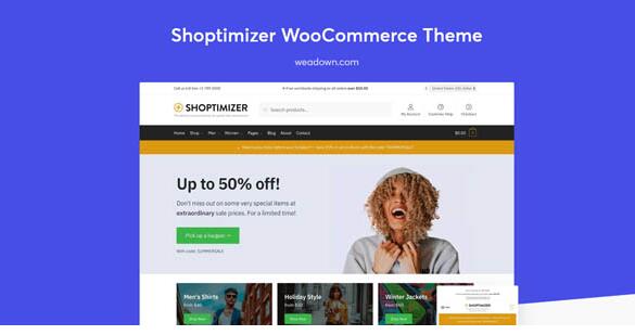 Shoptimizer v2.3.4破解版 –最快的WooCommerce主题