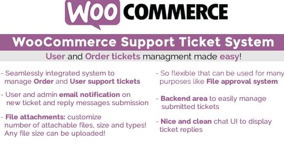 WooCommerce Support Ticket System v16.9破解版 - WooCommerce 支持票务系统