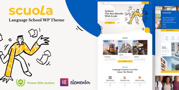 Scuola v9.1破解版 - WordPress教育网站主题插图