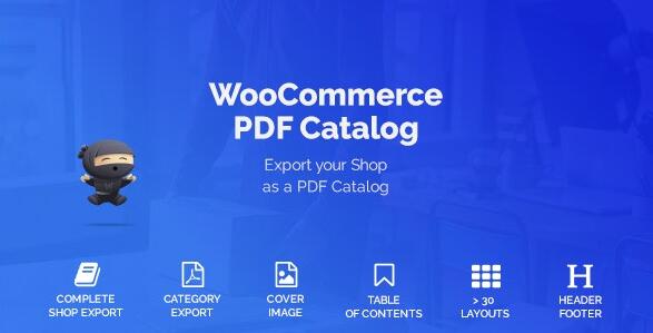 WooCommerce PDF Catalog v1.17.1破解版（已汉化）- 产品目录打印PDF插件插图