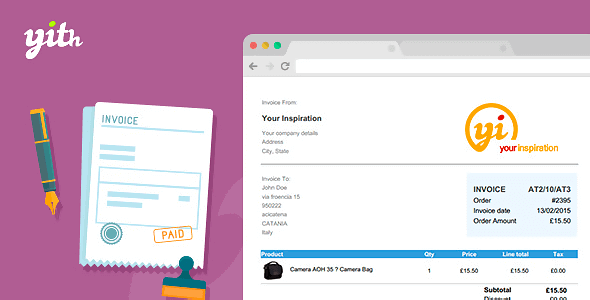 YITH WooCommerce PDF Invoice and Shipping List v4.16.0破解版插图