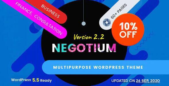 Negotium v2.2破解版 - WordPress多用途业务主题插图