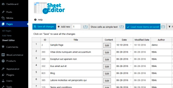 WP Sheet Editor User Profile Pro v1.5.29破解版（已汉化）插图